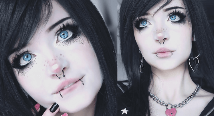 Aesthetic:87r2qivrslq= Emo Makeup