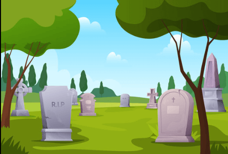 Animated:07q5geoecnc= Grave Stone