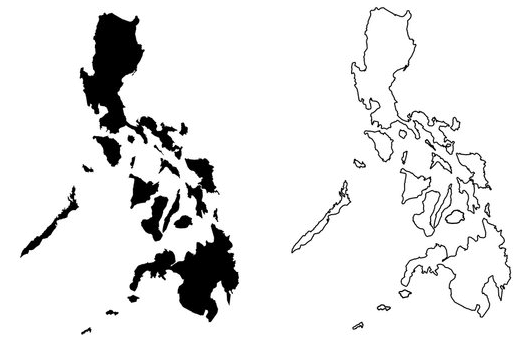 Outline:4wtblrrk3_4= Map of the Philippines