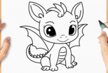 Baby:4ssgmv-Xa1q= Dragon Drawing