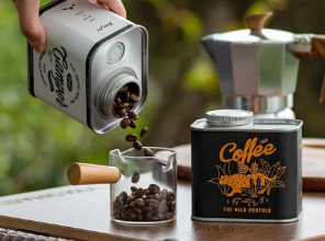 Coffee Tin Containers: Keep Your Beans Fresh and Flavorful